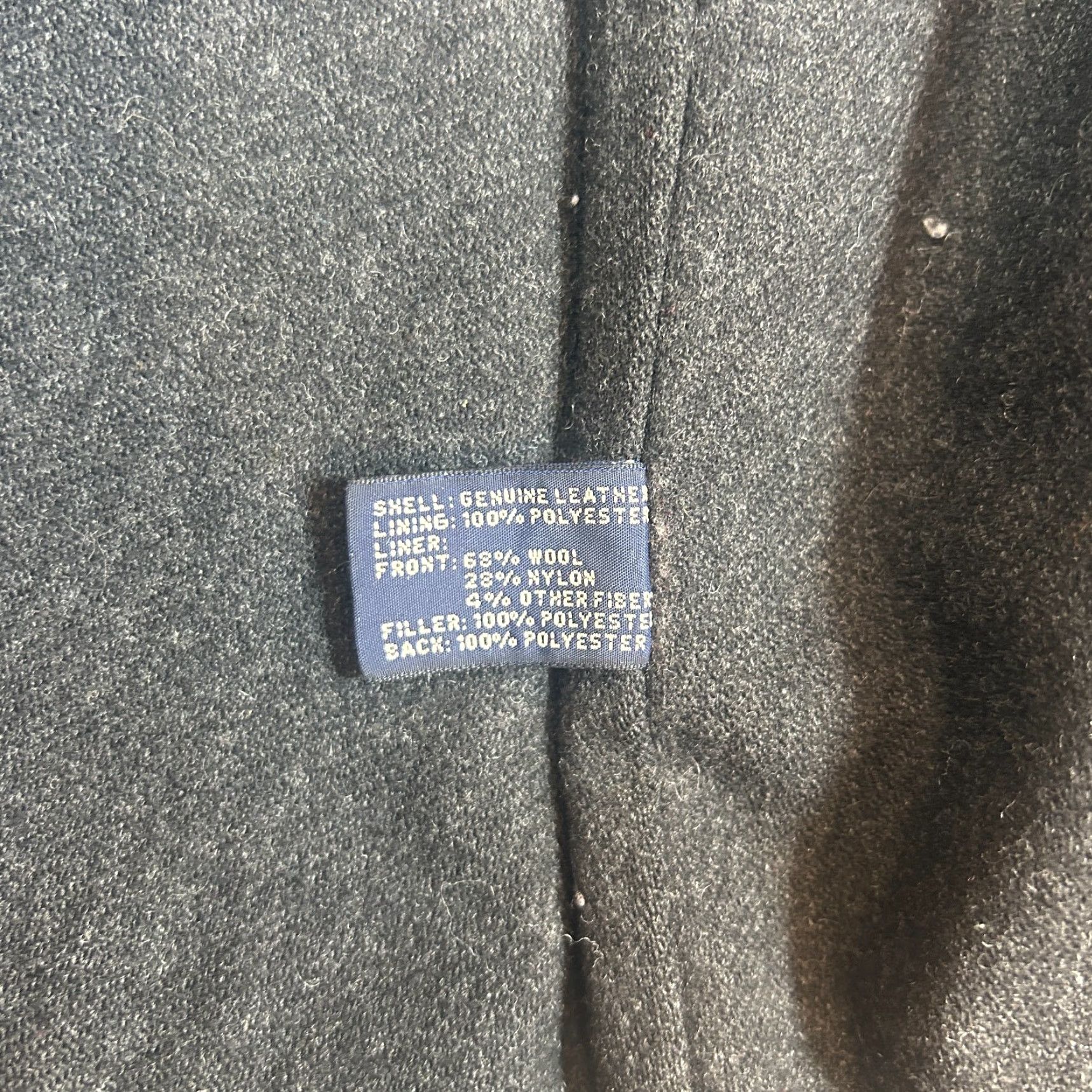 Brooks Brothers Brooks Brothers 346 Leather Jacket Mens Large Black Wool Lined Detachable Vest Jacket Men's Black 346 Bomber Lined Pockets Wool Dry Clean Only Size US L / EU 52-54 / 3 - 4 Thumbnail
