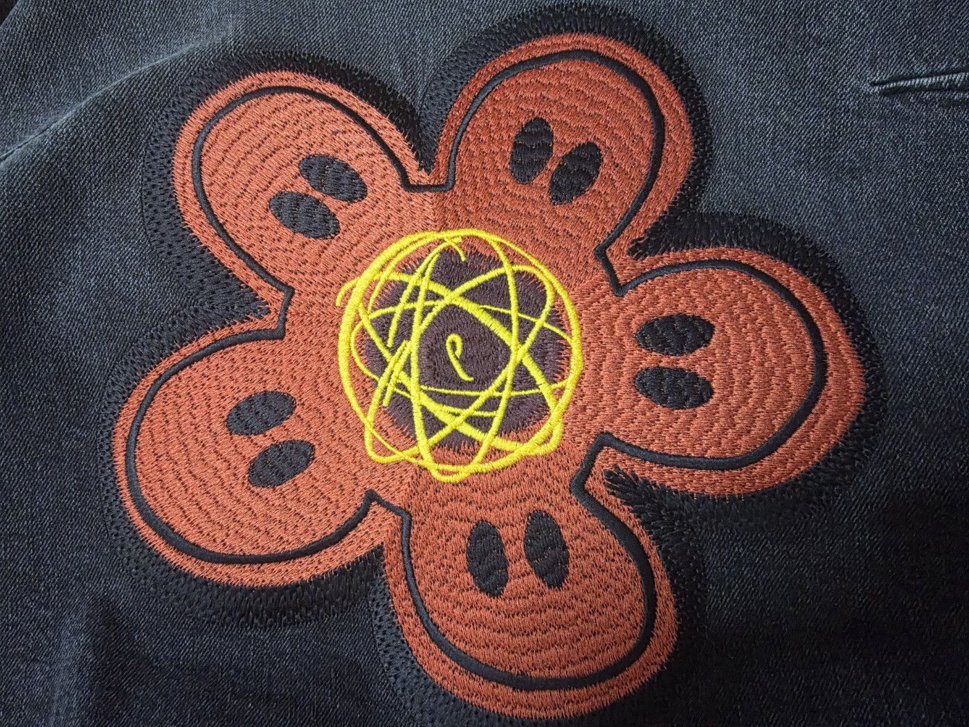 Kenzo Kenzo x Futura 2000 Boke Flower Black Denim Jacket Size US M / EU 48-50 / 2 - 3 Thumbnail