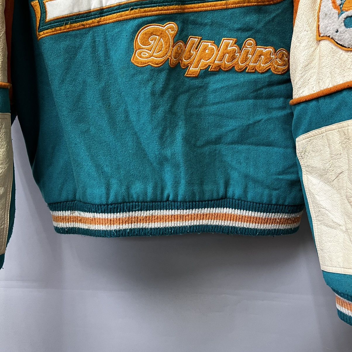 NFL × Vintage Vintage Miami Dolphins NFL Turquoise Blue Heavyweight Jacket Size US S / EU 44-46 / 1 - 16 Thumbnail