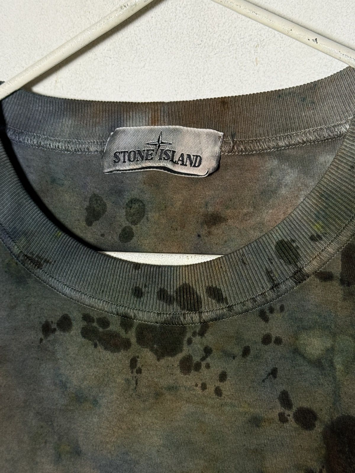Stone Island stone island 1of1 overdyed painters t shirt Size US XXL / EU 58 / 5 - 3 Thumbnail