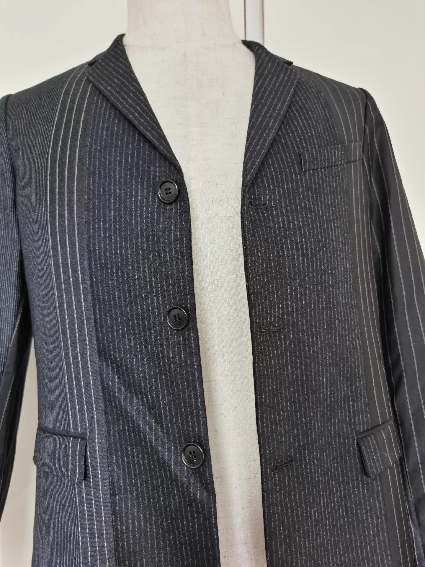 Dior DIOR HOMME Color - Blocked Wool Blazer 48 Worn 2x Size 48R - 9 Thumbnail