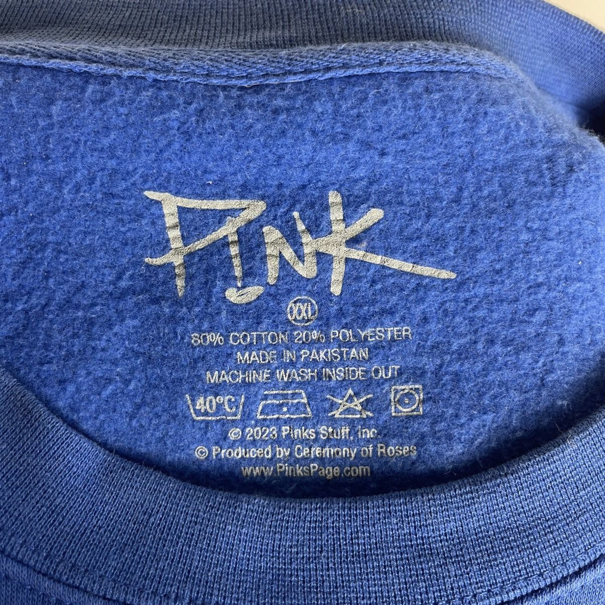 Band Tees Pink Crewneck Sweatshirt Big Logo Size US XXL / EU 58 / 5 - 7 Thumbnail