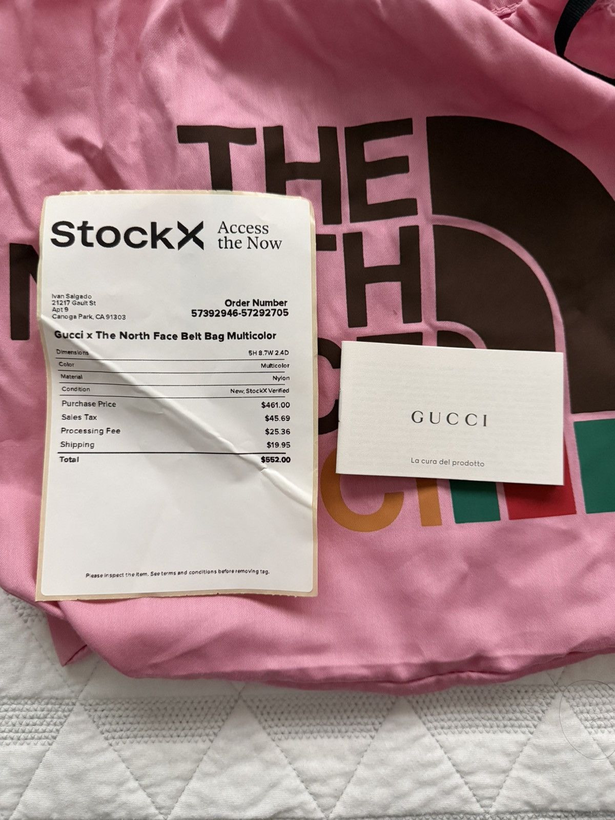Gucci × The North Face Gucci north face shoulder bag Size ONE SIZE - 8 Thumbnail