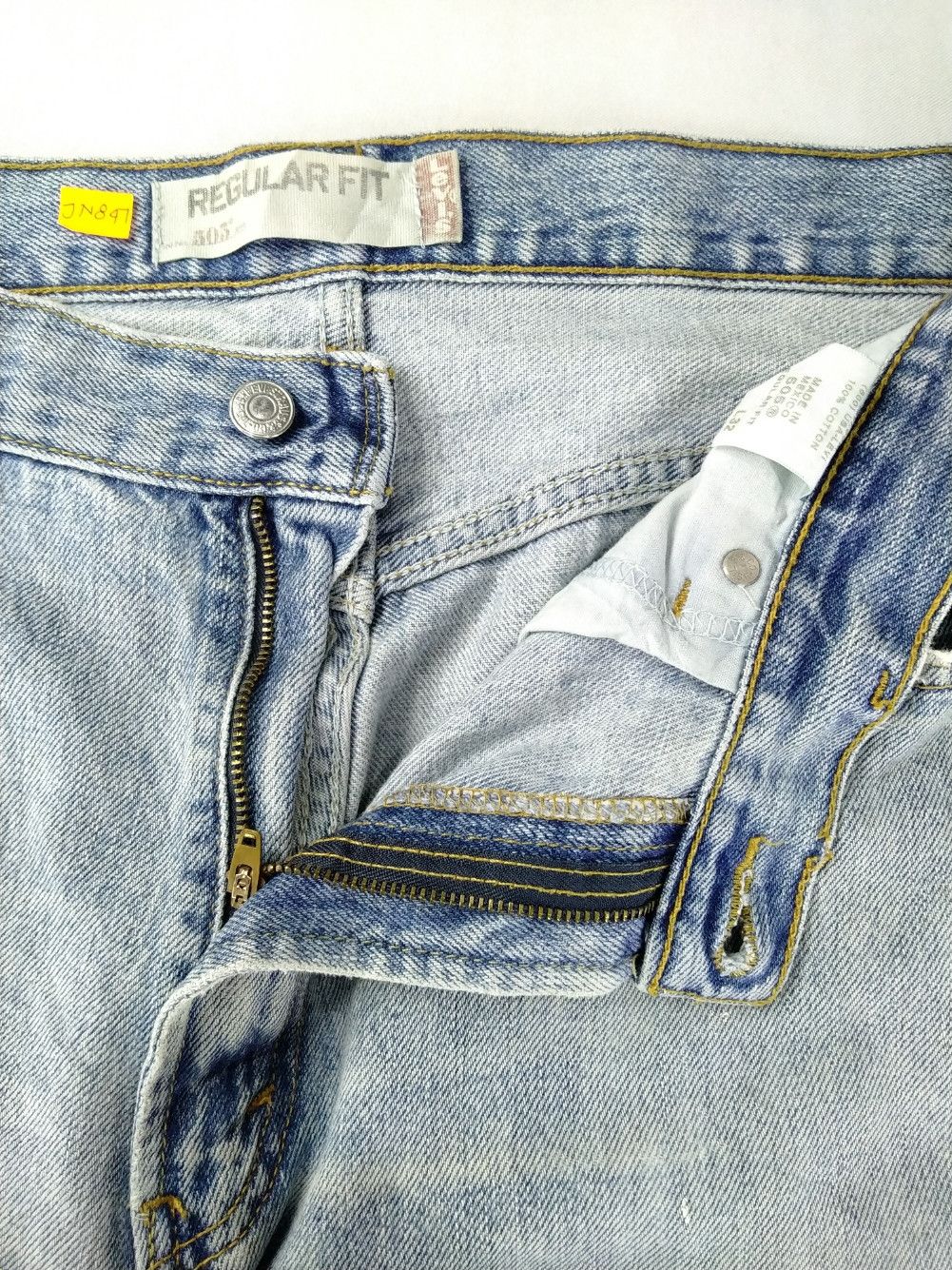 Levi's Light Blue Wash Vintage Levi's 505 36x30.5 Denim -JN847 Size US 36 / EU 52 - 6 Thumbnail