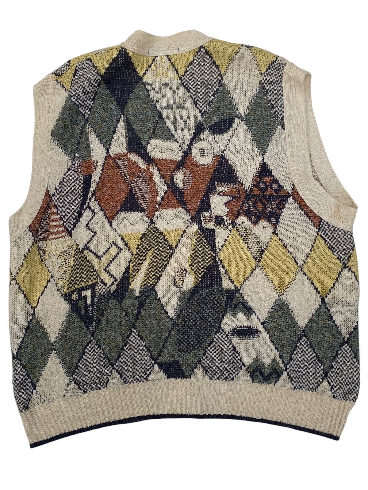 Vintage Vtg Lago Sweater Button Up Size L / US 10 / IT 46 - 2 Thumbnail