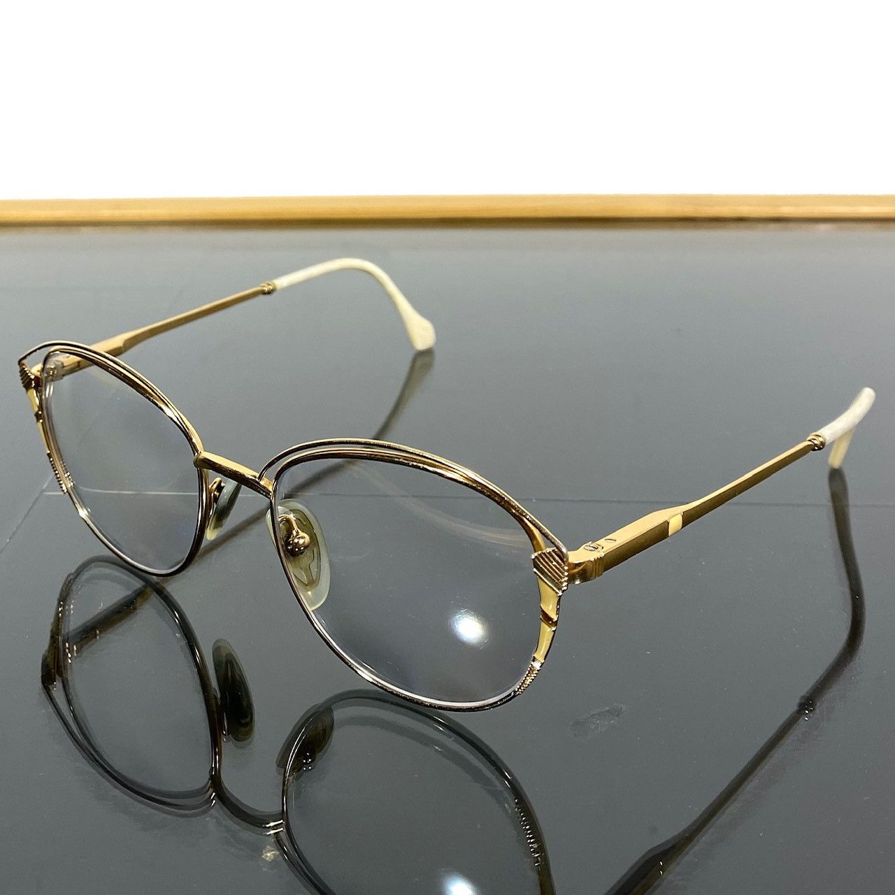 Vintage Rare Lunettes Lisboa Doublé Or Vintage Henry Jullien Size ONE SIZE - 2 Thumbnail