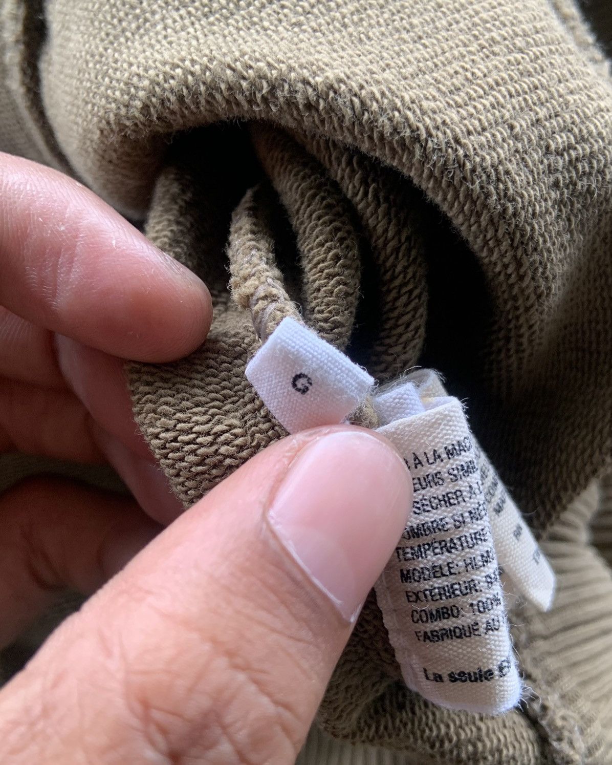Helmut Lang Helmut Lang Unfinished Hoodie Size US XL / EU 56 / 4 - 10 Thumbnail