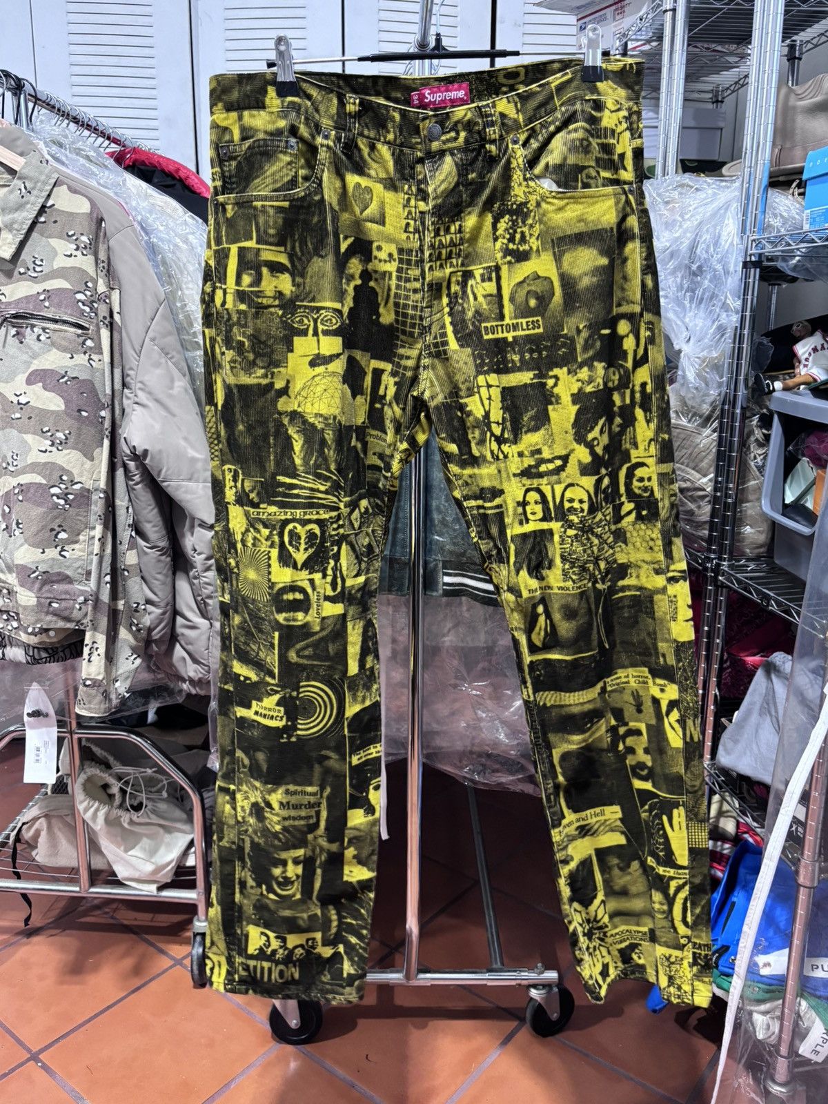 Supreme Supreme Vibrations Corduroy Pants Size US 34 / EU 50 - 1 Thumbnail