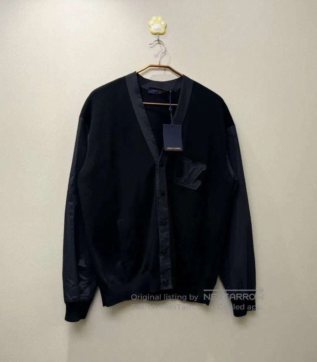 Louis Vuitton louis vuitton black nylon logo cardigan. Size US L / EU 52-54 / 3 - 1 Thumbnail