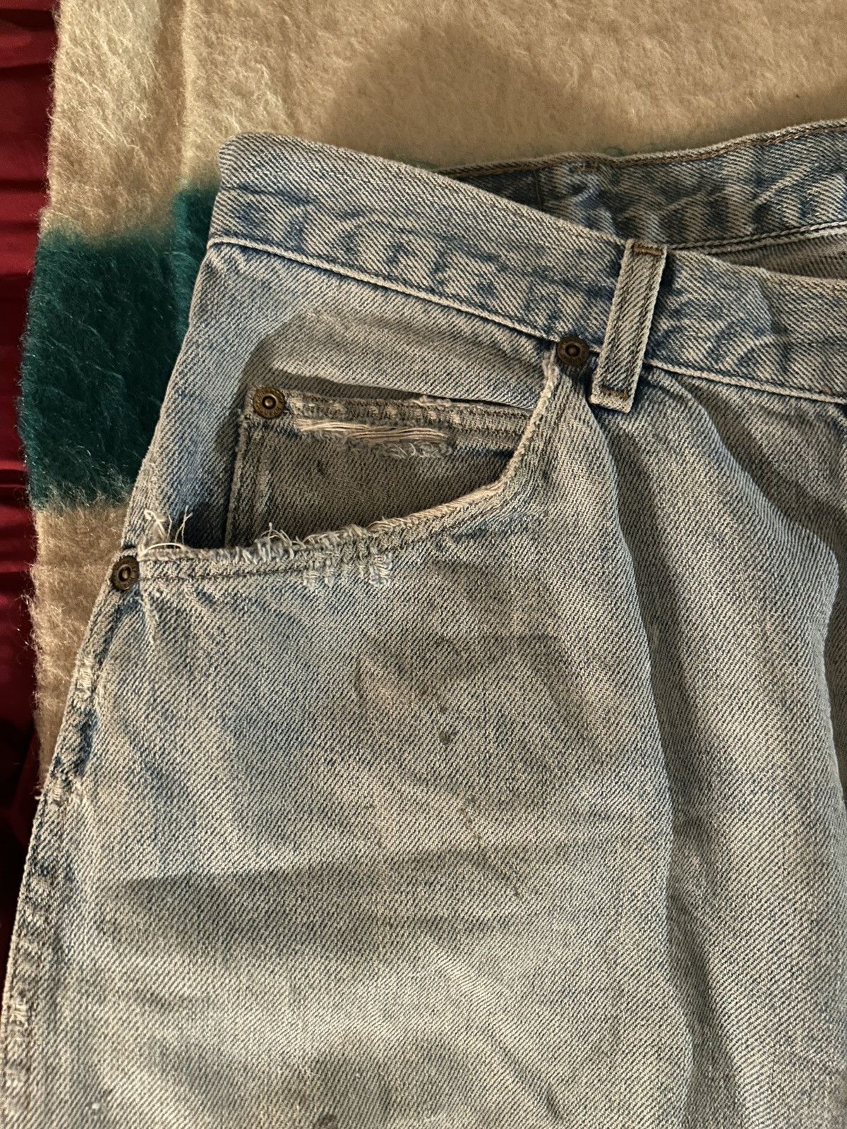 Lee × Vintage light wash vintage lee denim Size US 33 - 3 Thumbnail