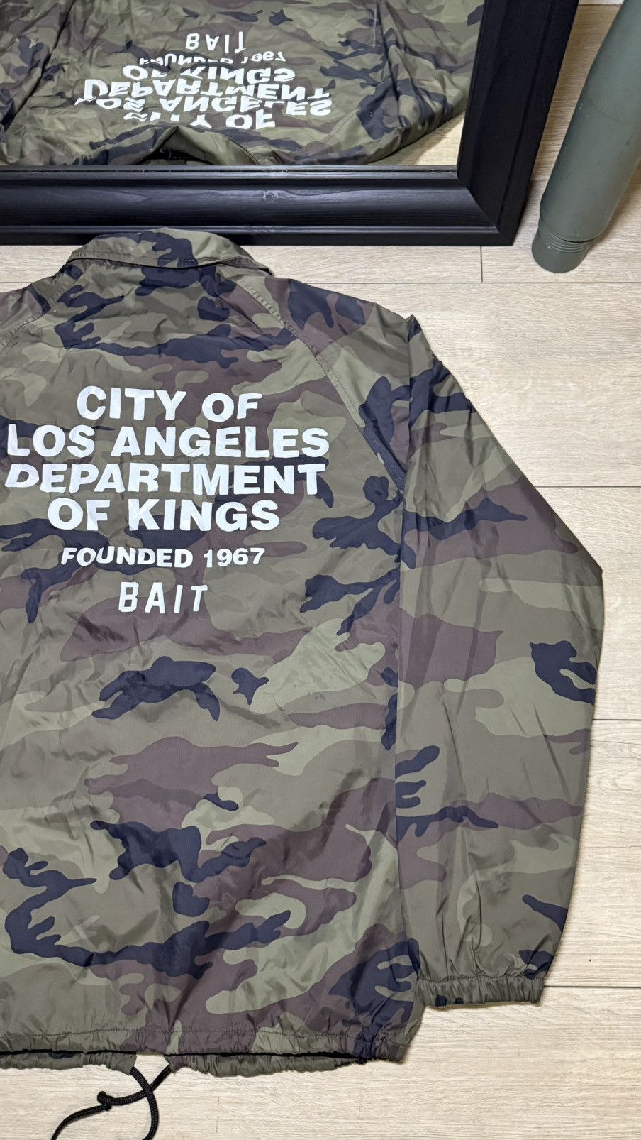 Bait Vintage / Y2K BAIT Department Coach Camo Jacket Size US L / EU 52-54 / 3 - 4 Thumbnail