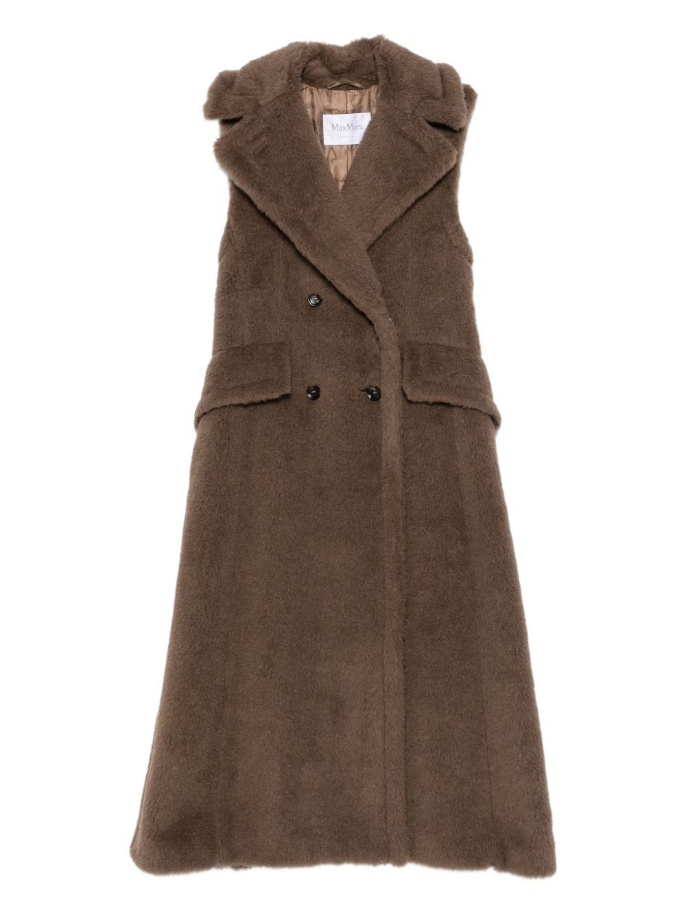 WOOL SLEEVELESS COAT