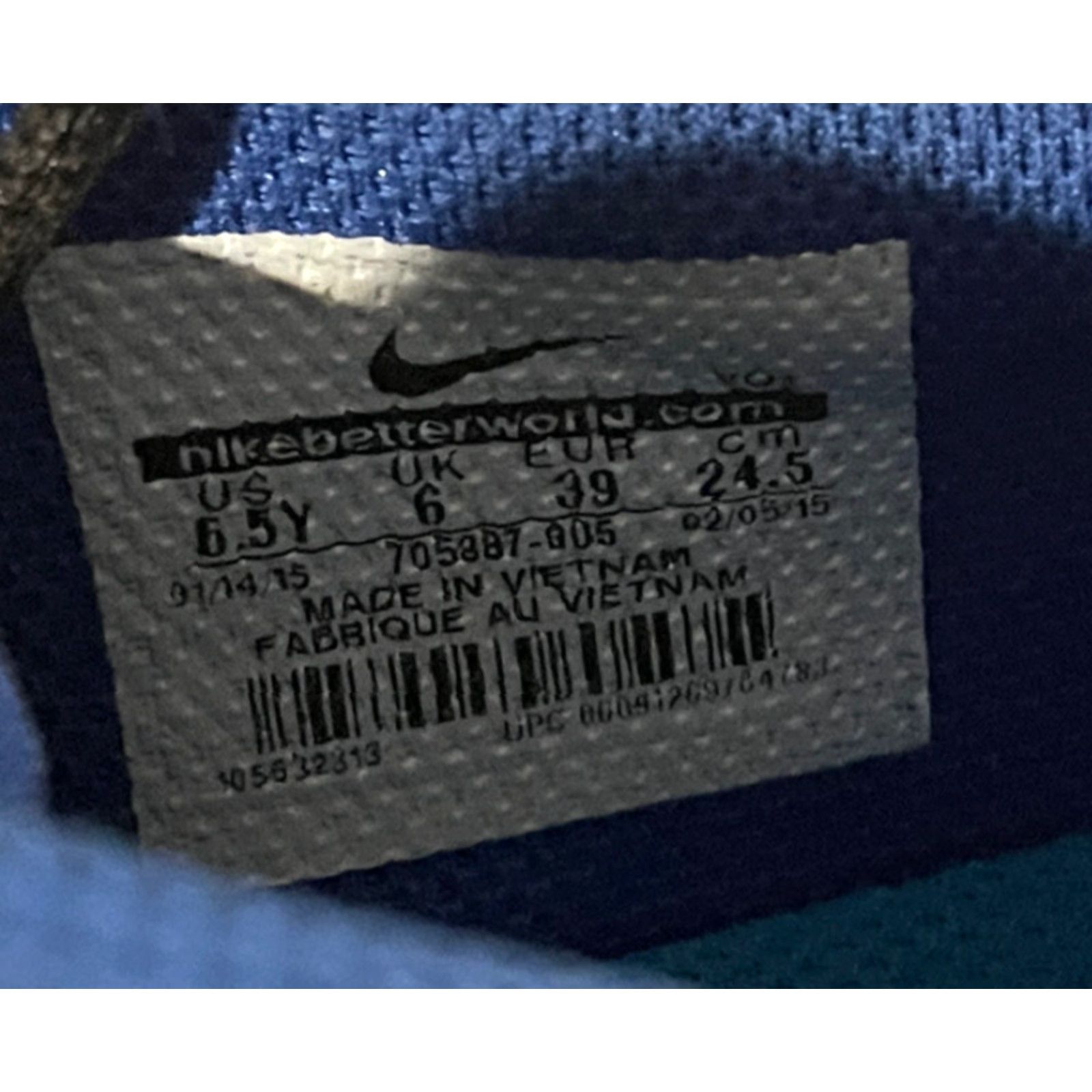 Nike Nike Kobe KB Mentality Sneaker Women 8.5 Black/Blue LA Lakers Mamba 6.5Y Size US 8.5 / IT 38.5 - 5 Thumbnail