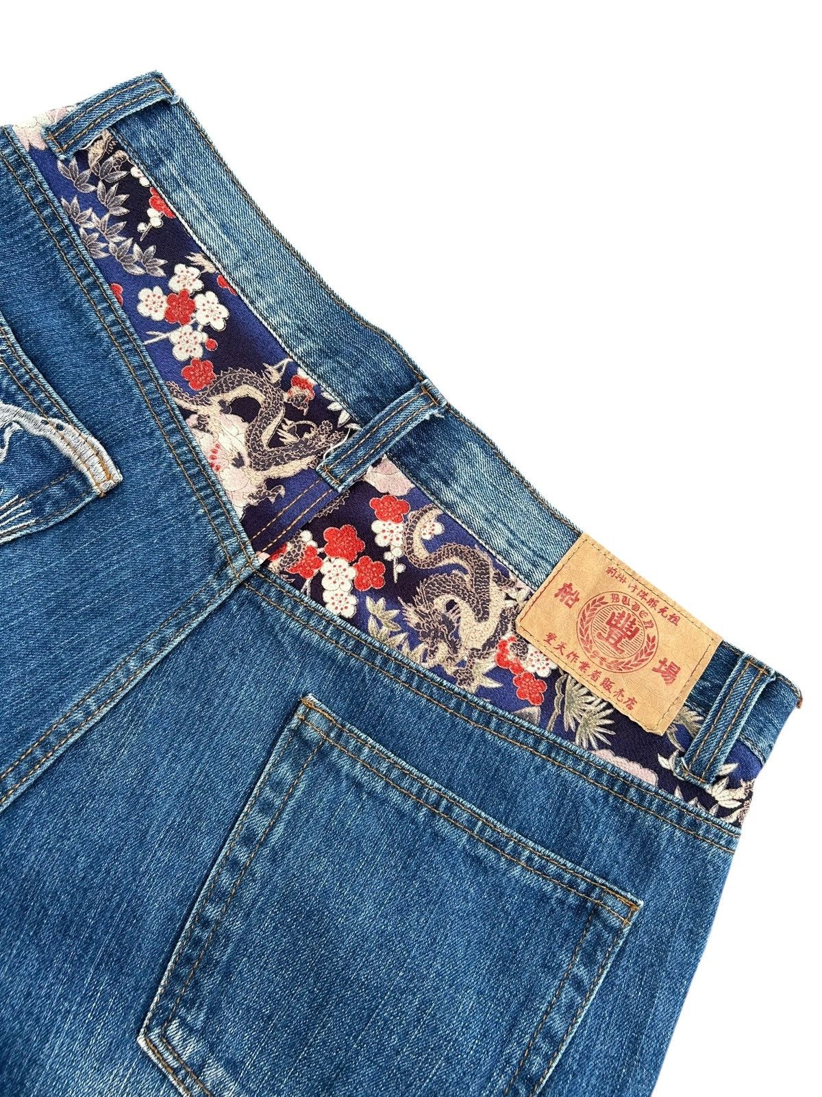 Kapital Karakuri Tamashii Inspired Japanese Brand Vintage Denim Jean Size US 34 / EU 50 - 12 Thumbnail