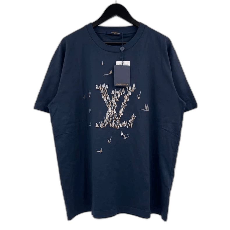 Louis Vuitton Louis Vuitton Short Sleeve Embroidered T-Shirt Size US XXL / EU 58 / 5 - 1 Thumbnail