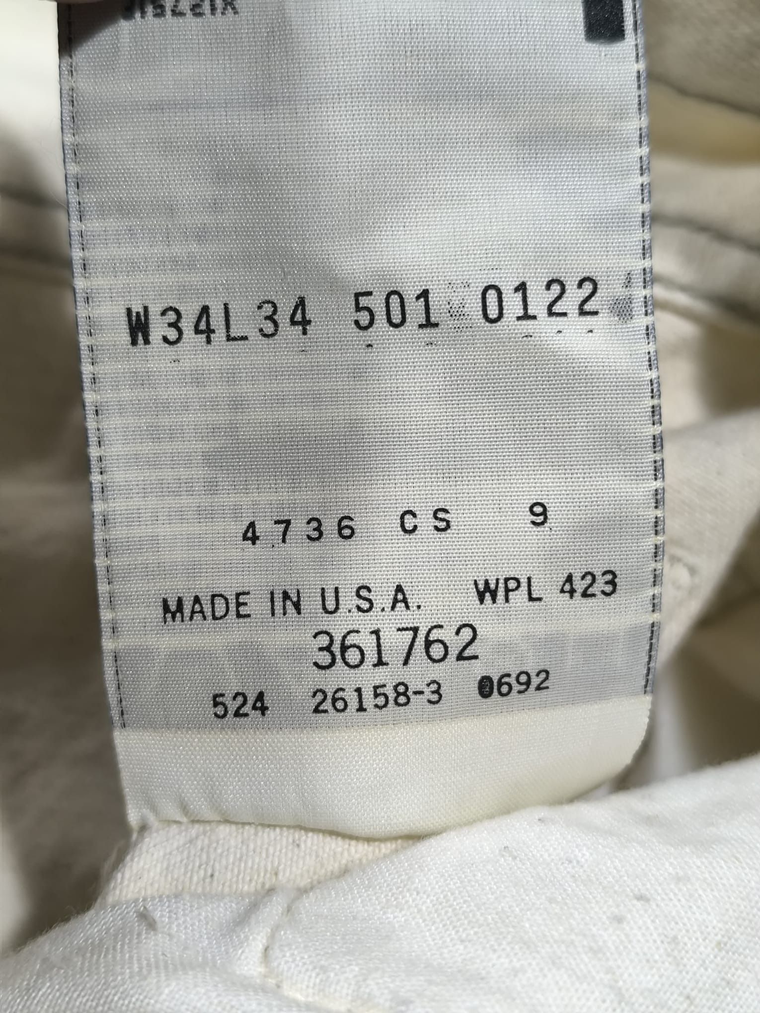 Levi's Vintage Clothing Vintage Levis Made in Usa 90s 501 Unhemmed 33x30 Size US 33 - 7 Thumbnail
