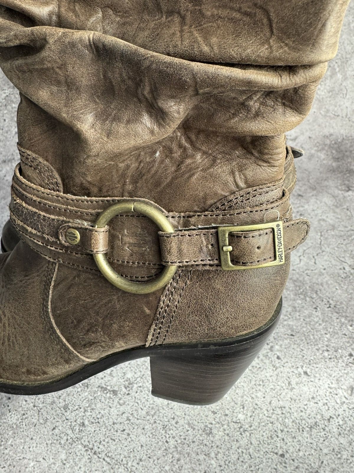Harley Davidson Harley Davidson Women’s Boots Shoes Brown Leather Size US 6 / IT 36 - 5 Thumbnail