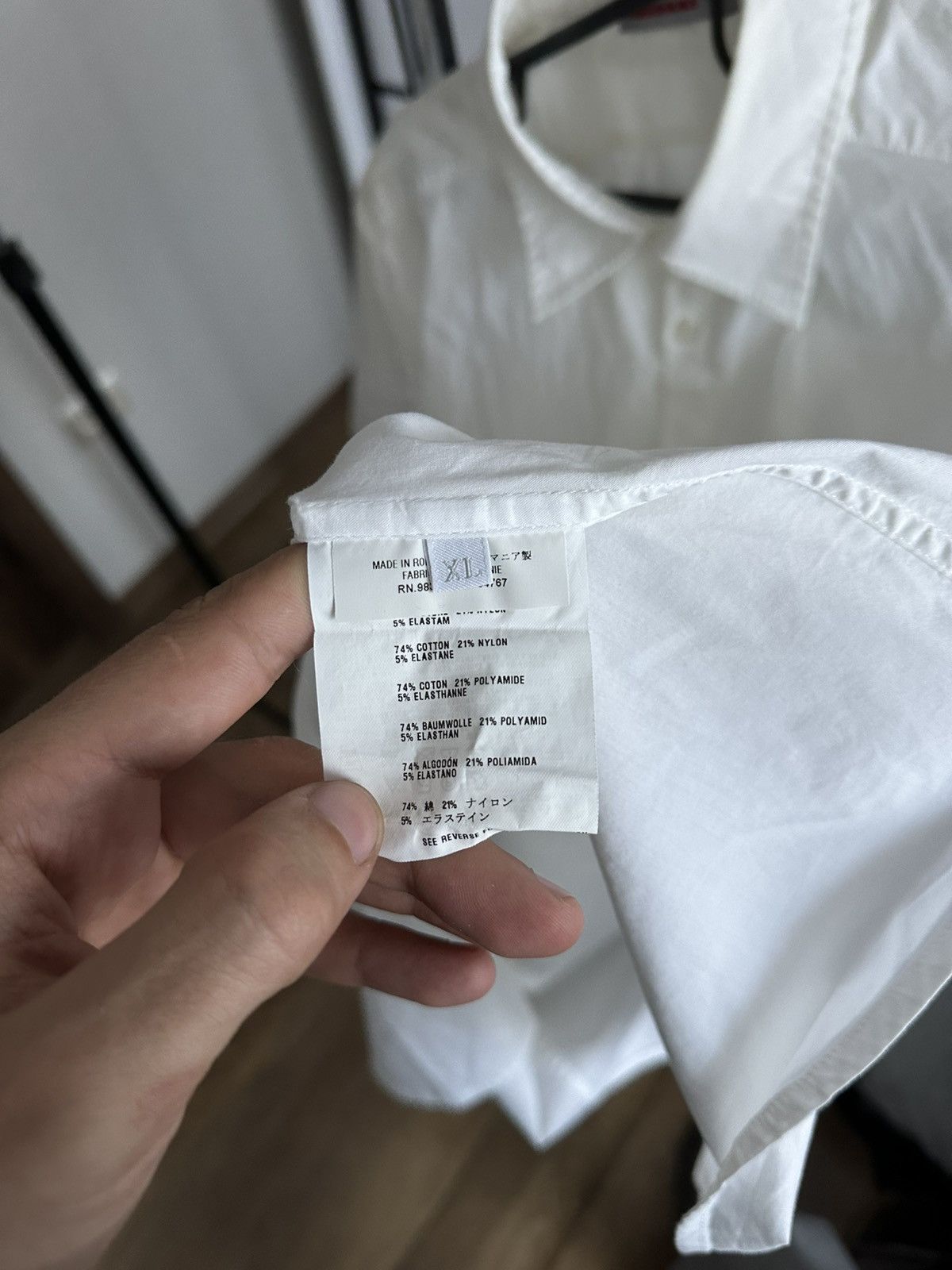 Prada Prada Shirt Button Up Size US XL / EU 56 / 4 - 8 Thumbnail
