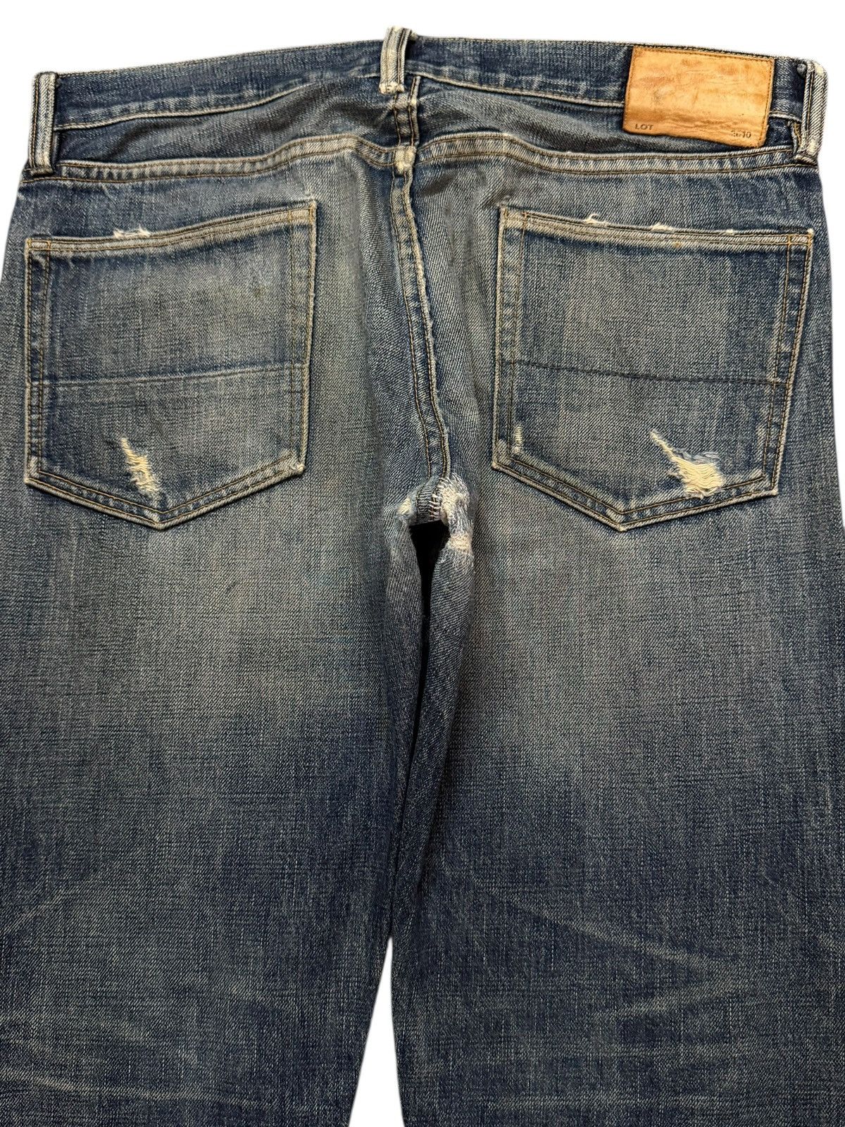 Simon Miller Vintage 90s Usa Simon Miller Selvedge Blue Faded Wash Jeans Size US 32 / EU 48 - 4 Thumbnail