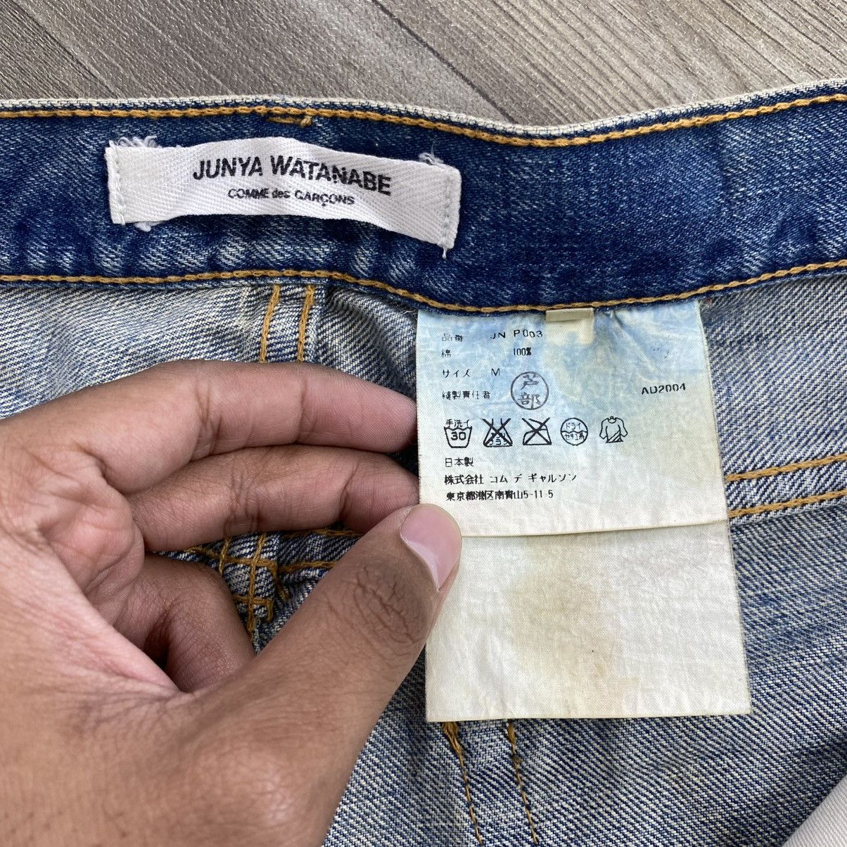 Junya Watanabe 🇯🇵Vintage Junya Watanabe Comme Des Garcons Selvedge Jeans CDG Size US 34 / EU 50 - 11 Thumbnail