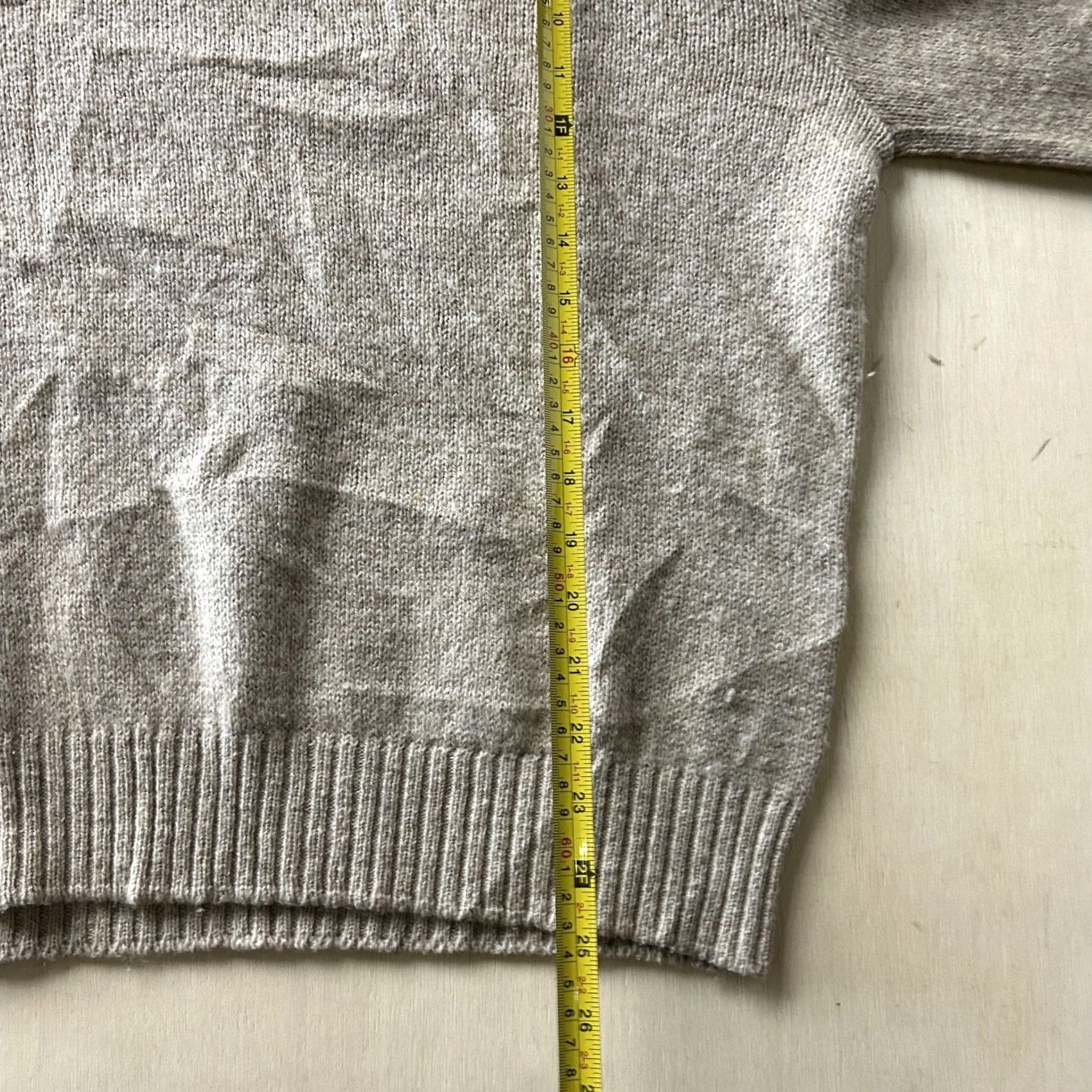 Vintage VINTAGE 80s Boston Store Sweater Mens Large Beige Crewneck Tight Knit Pullover Size US L / EU 52-54 / 3 - 4 Thumbnail