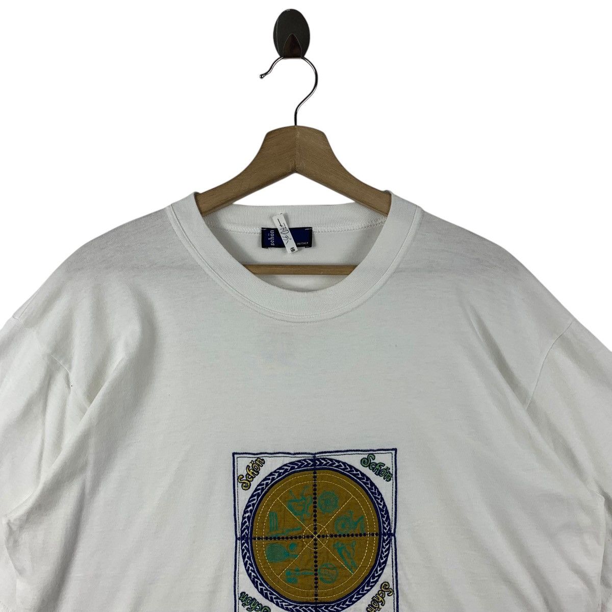 Japanese Brand SCHON centre logo japanesebrand tee Size US L / EU 52-54 / 3 - 2 Thumbnail