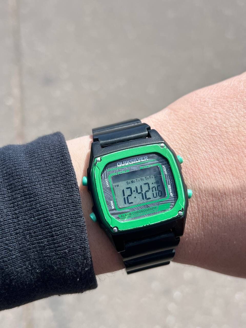 Quiksilver × Vintage Vintage 00s Quiksilver Digital Alarm Chronograph Watch Size ONE SIZE - 6 Thumbnail