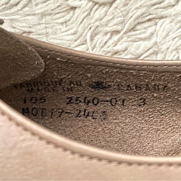 Vintage Vintage Taupe Leather Oxford Shoes - 10.5, Canada 🇨🇦 Size US 10.5 / EU 43-44 - 4 Thumbnail