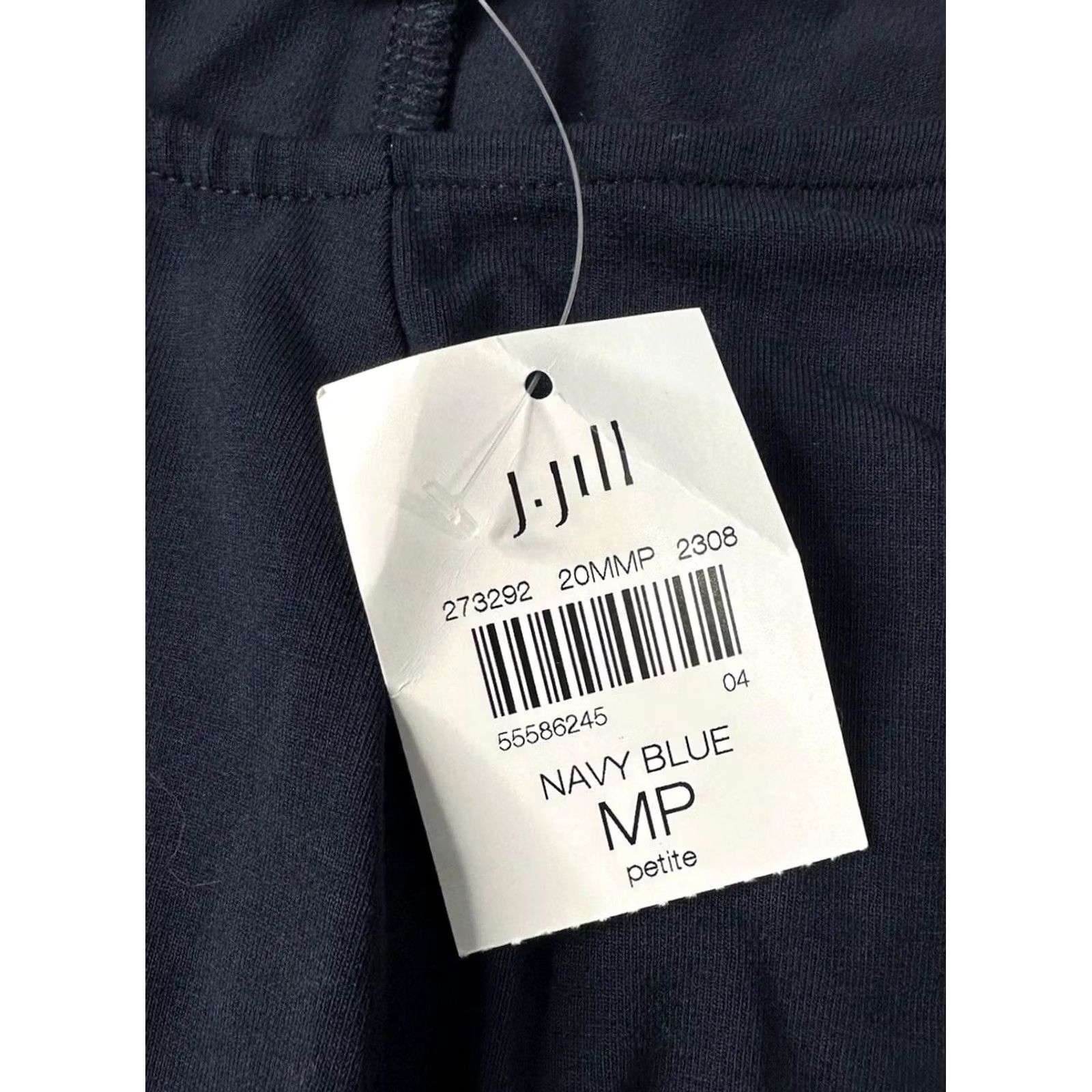 J. Jill J.Jill Wearever Sleeveless Midi Dress Navy Blue Knit Travel PM Petite NWT Womens Shift Midi Dress Size M / US 6-8 / IT 42-44 - 5 Thumbnail