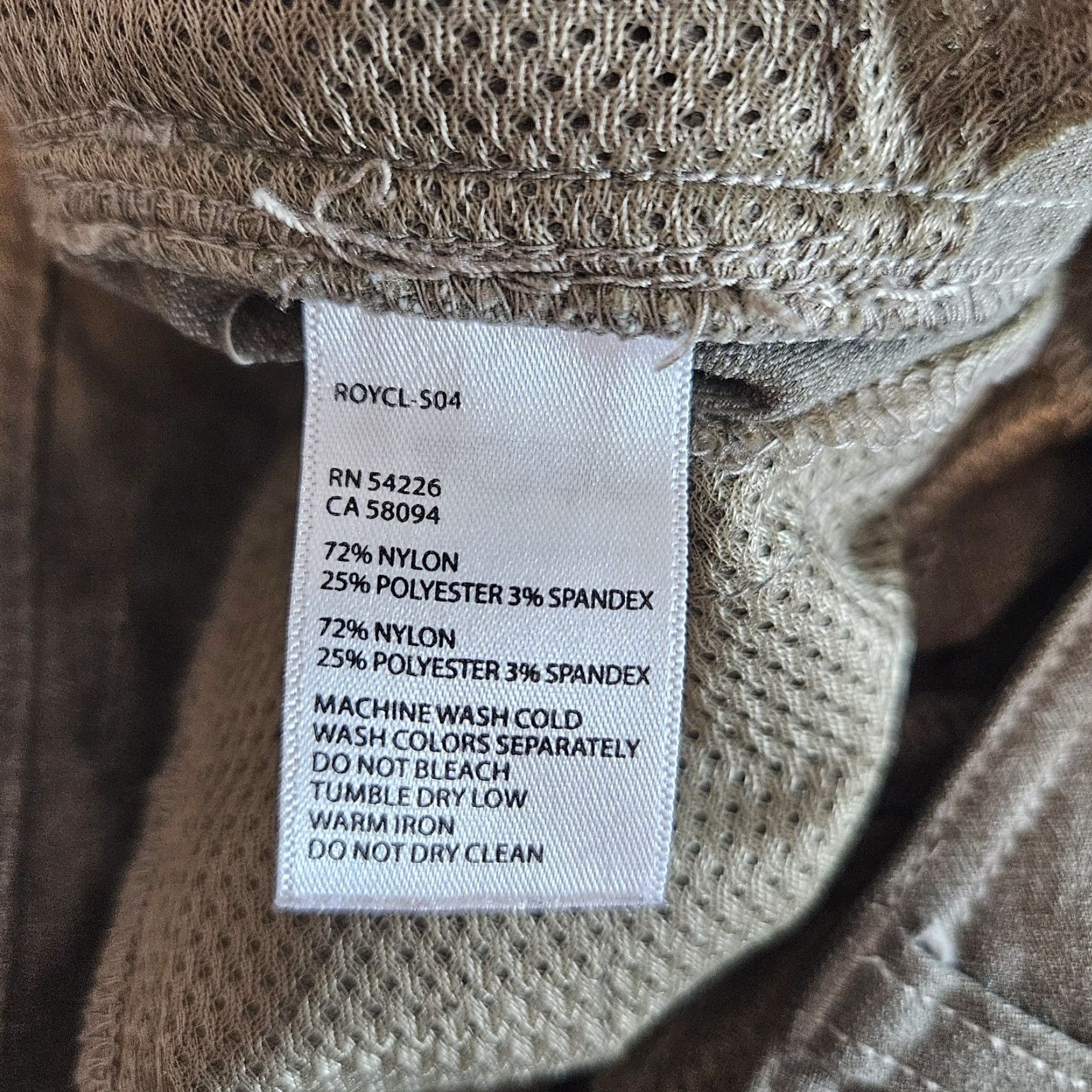Royal Robbins Royal Robbins Womens Pants Sz 6 Olive Green Mid Rise Nylon Blend Straight Leg Shirt? Size 28" / US 6 / IT 42 - 6 Thumbnail