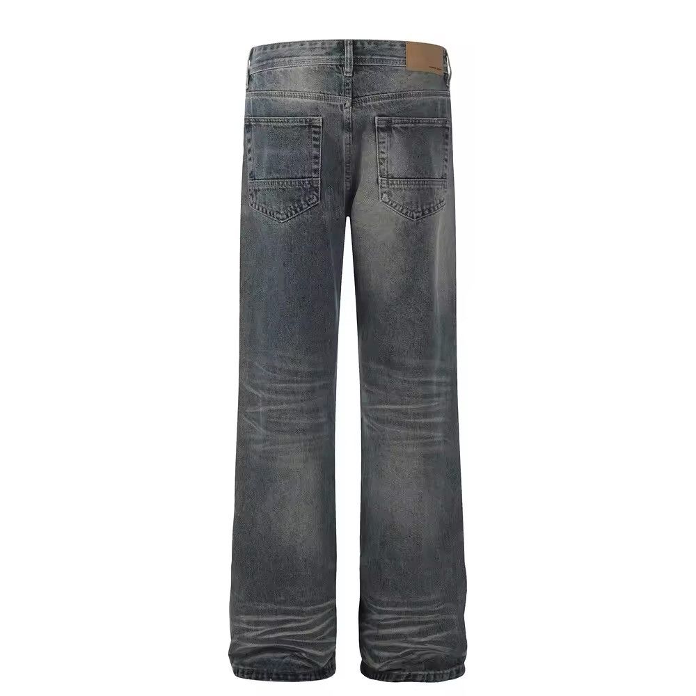 Japanese Brand × Jean Distressed Holes Straight Jeans Size US 33 - 4 Thumbnail