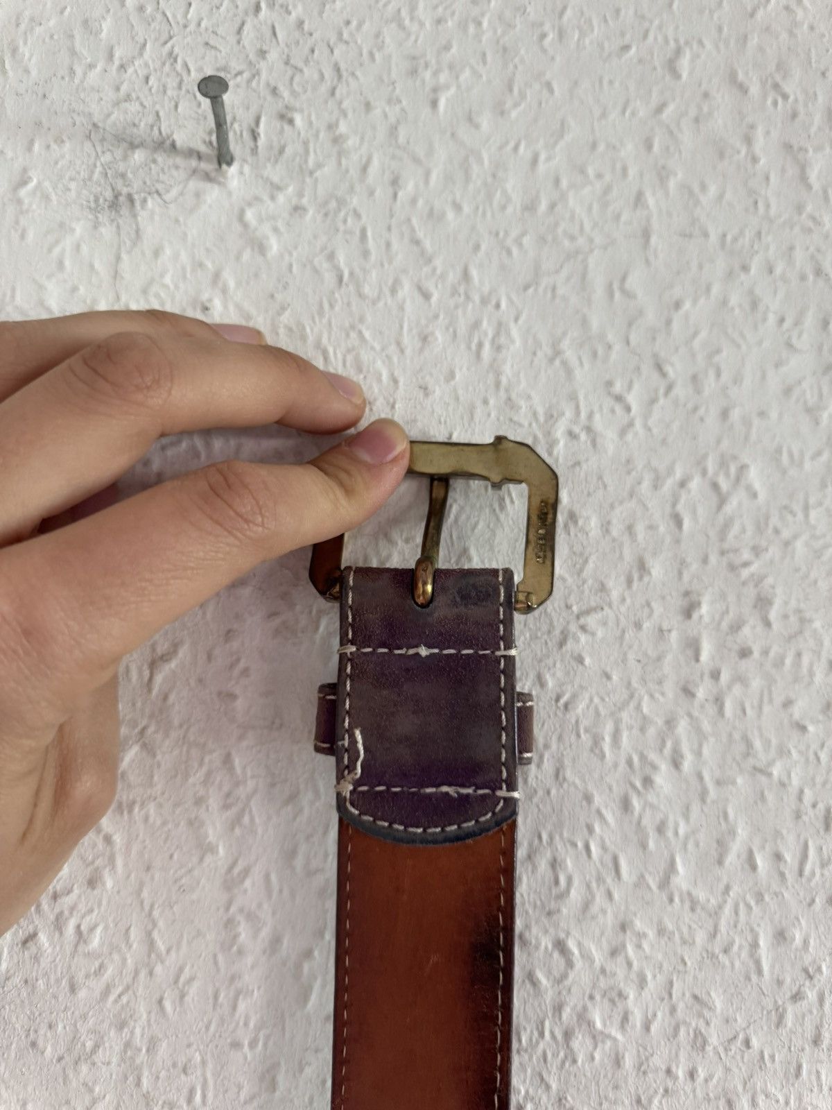 Dsquared2 Purple Suede Belt Size 34 - 9 Thumbnail