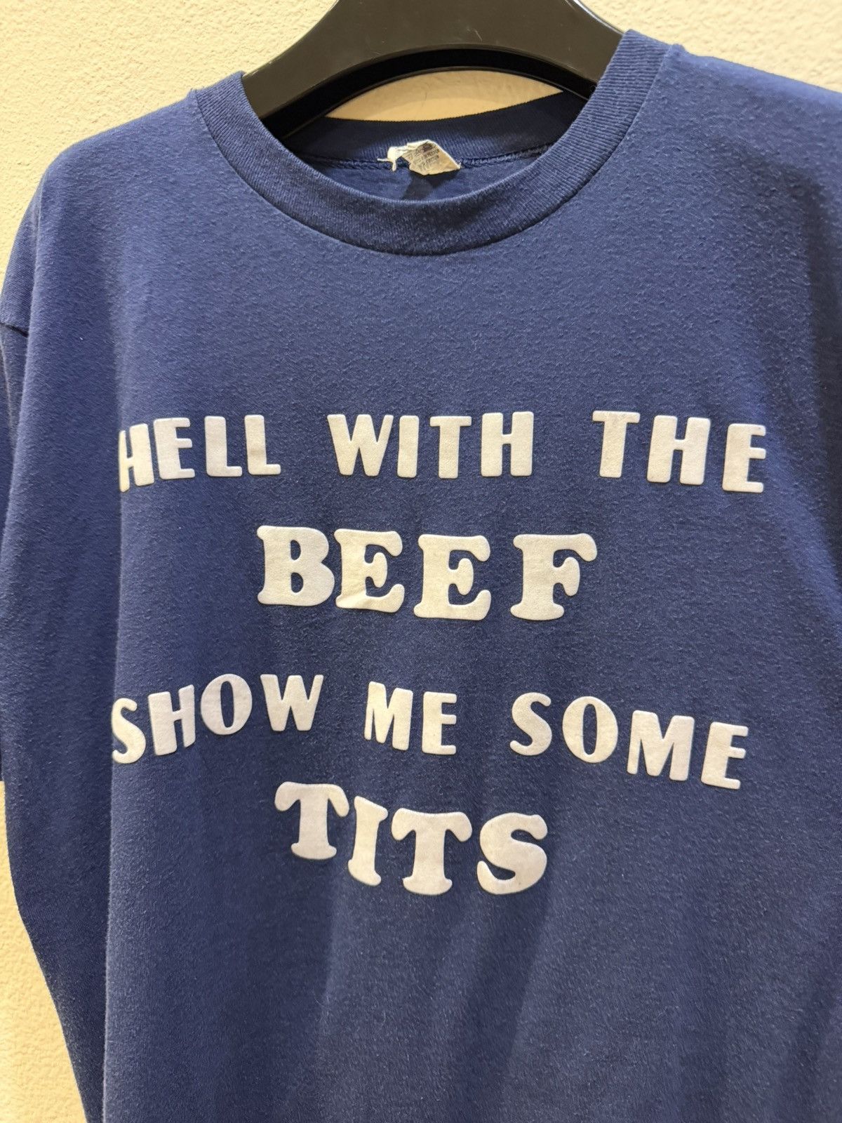 Vintage Beef Tits Puff Print Tee XL Size US XL / EU 56 / 4 - 2 Thumbnail