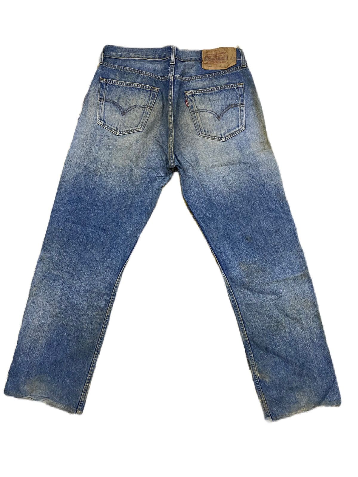 Levi's Vintage 90s Levis Ripped Style Kurt Cobain Nirvana Size US 33 - 6 Thumbnail