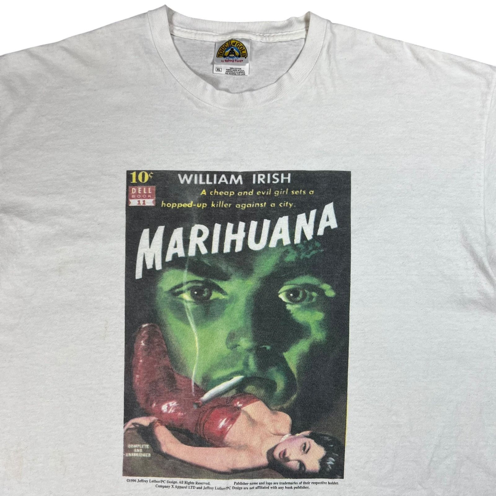 Vintage 1996 Marihuana William Irish Movie poster Reefer Madness tee Size US XL / EU 56 / 4 - 2 Thumbnail
