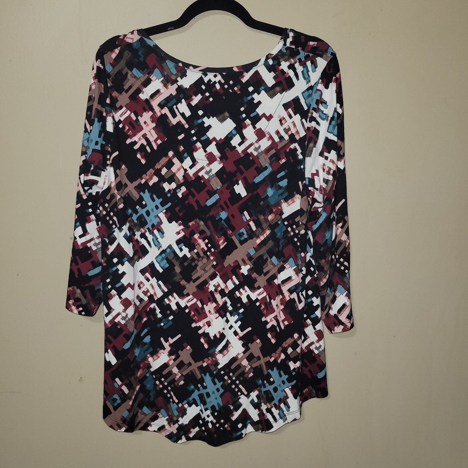 & Other Stories JM Collection Women Sz M Ivory Brown Cotton Pullover Artsy Size M / US 6-8 / IT 42-44 - 2 Thumbnail