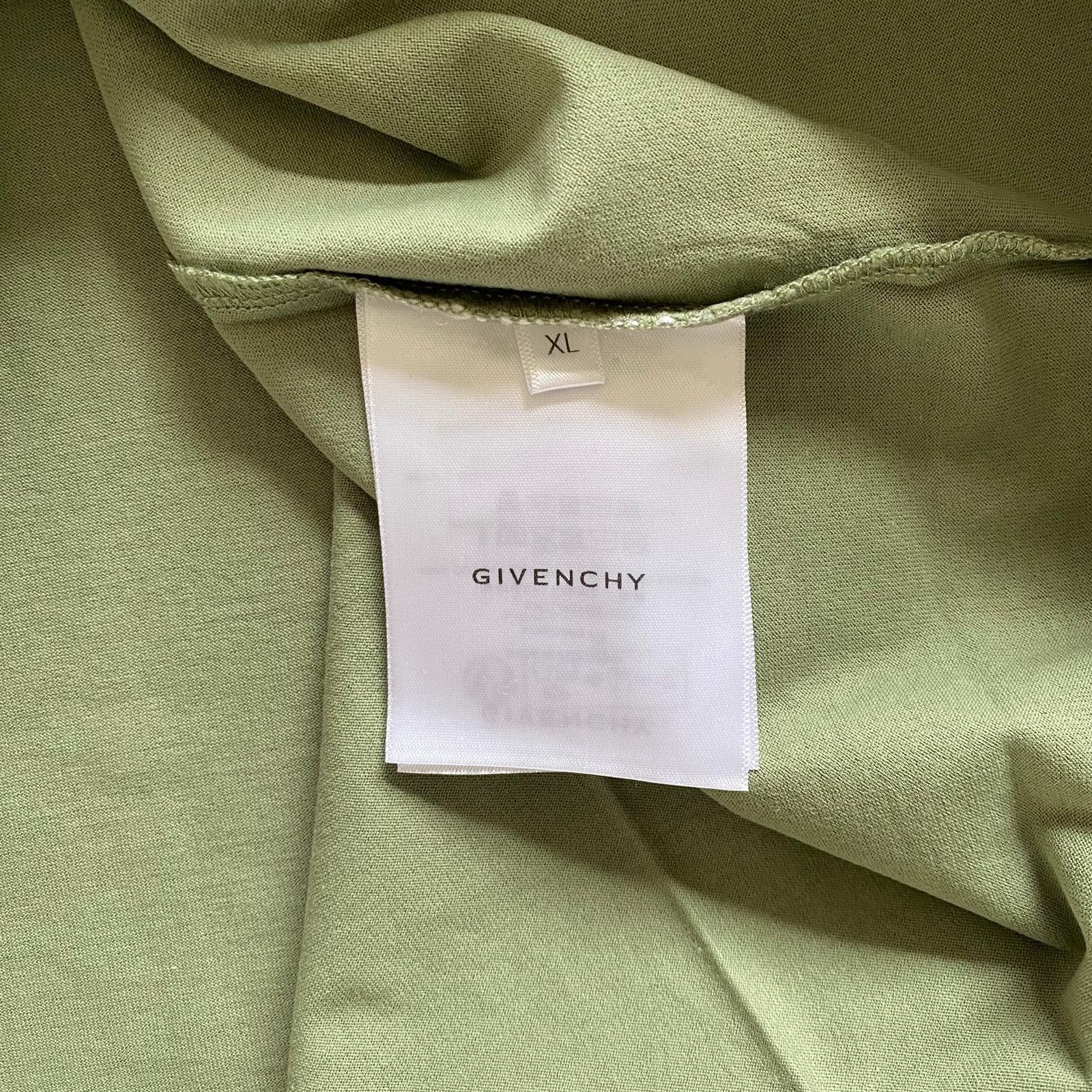 Givenchy Green Embroidered 4G Logo Oversized T-Shirt Size US XL / EU 56 / 4 - 6 Thumbnail