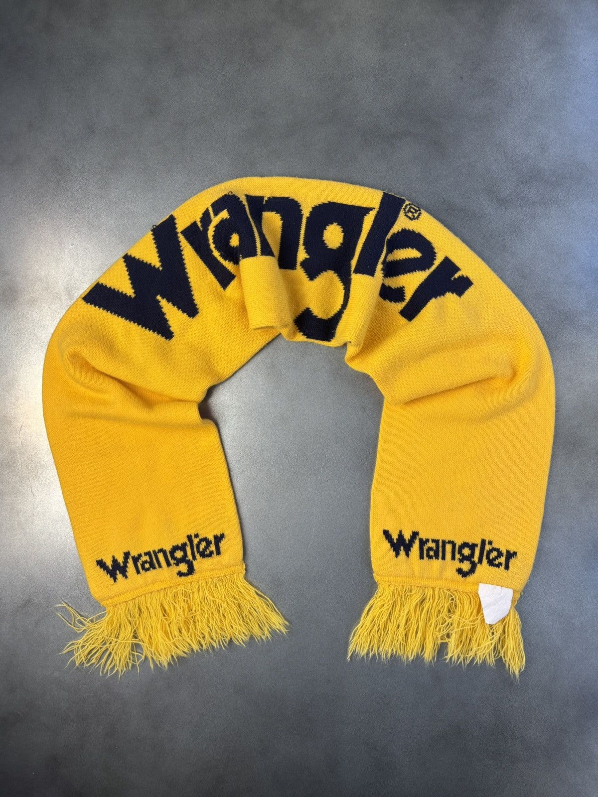 Vintage × Wrangler 1980s Wrangler Scarf 80s Vintage Wrangler Jeans Winter Rodeo Size ONE SIZE - 22 Thumbnail