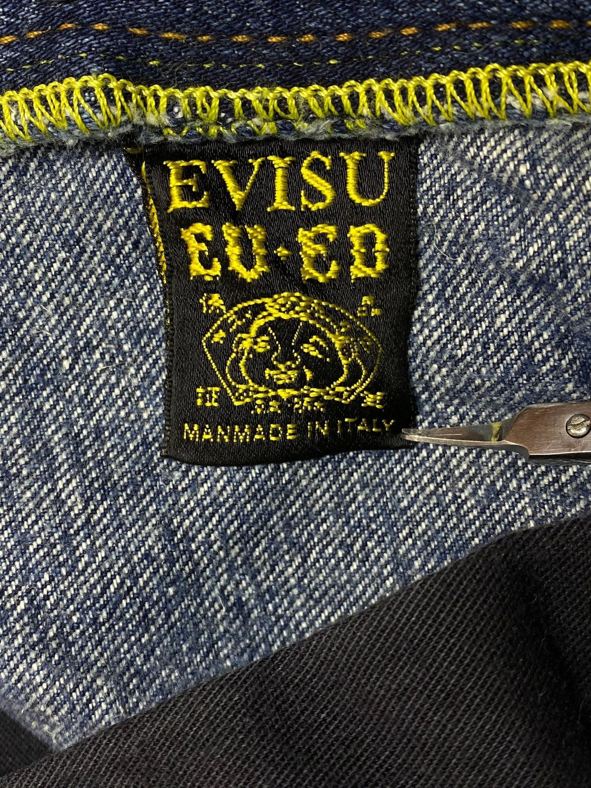 Evisu Vintage Evisu Patchwork Y2k Japanese Blue Washed Denim Jeans Size US 29 - 23 Thumbnail