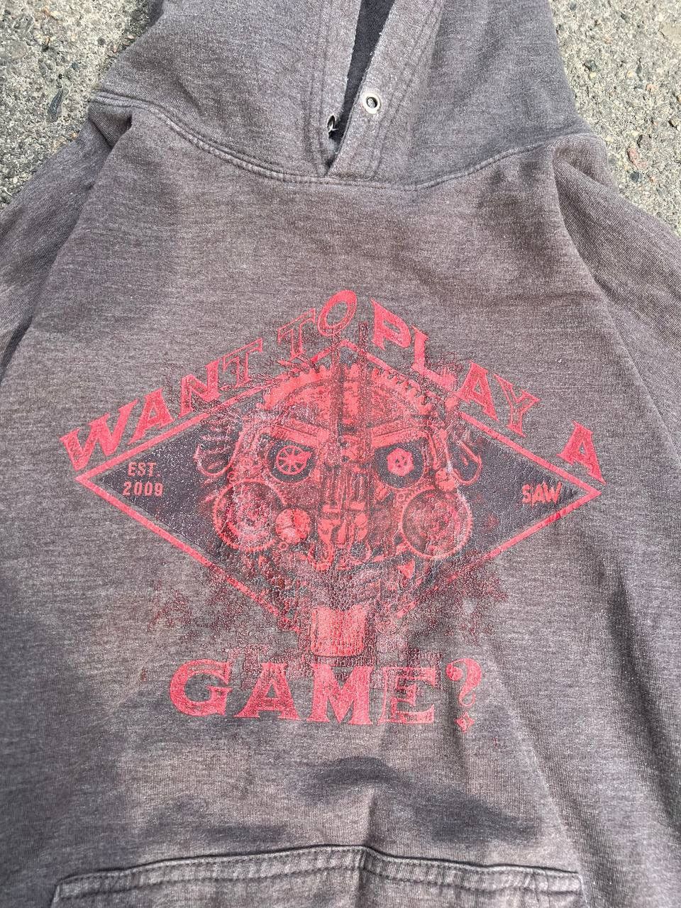 Vintage Vintage Y2K Saw The Ride Movie Big Face Mask Hoodie Game Size US M / EU 48-50 / 2 - 3 Thumbnail