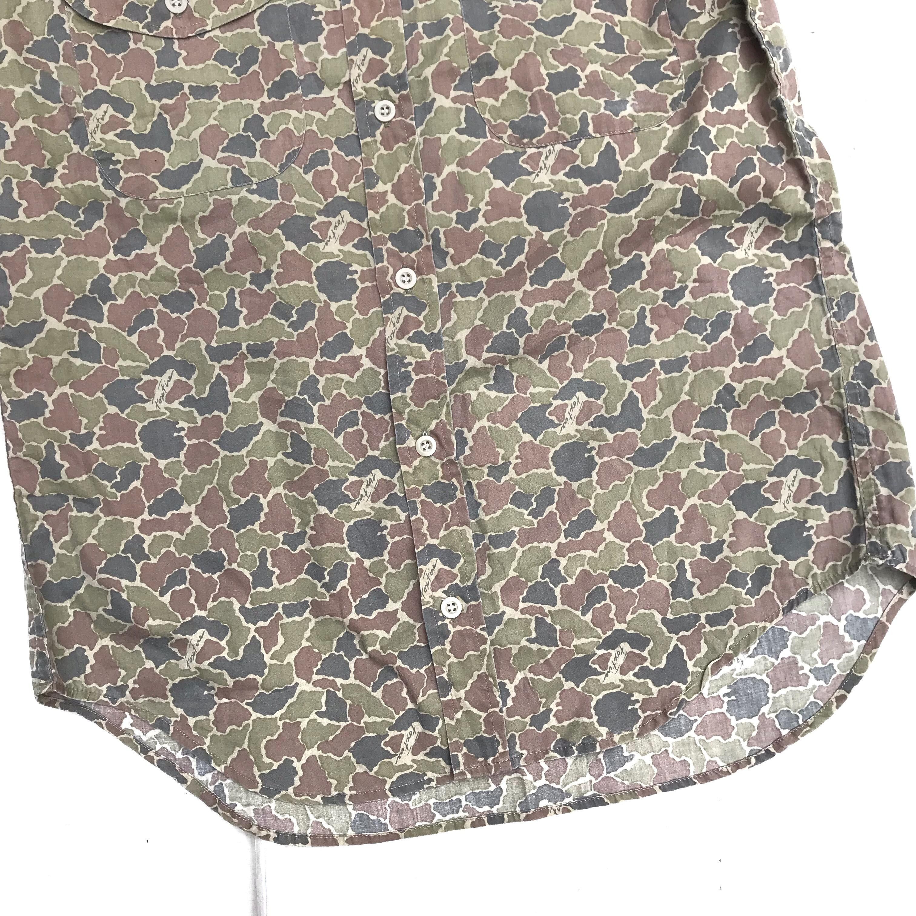 Aeronautica Militare Vintage Camouflage Woodland Military army camo long Sleeves Size US L / EU 52-54 / 3 - 5 Thumbnail