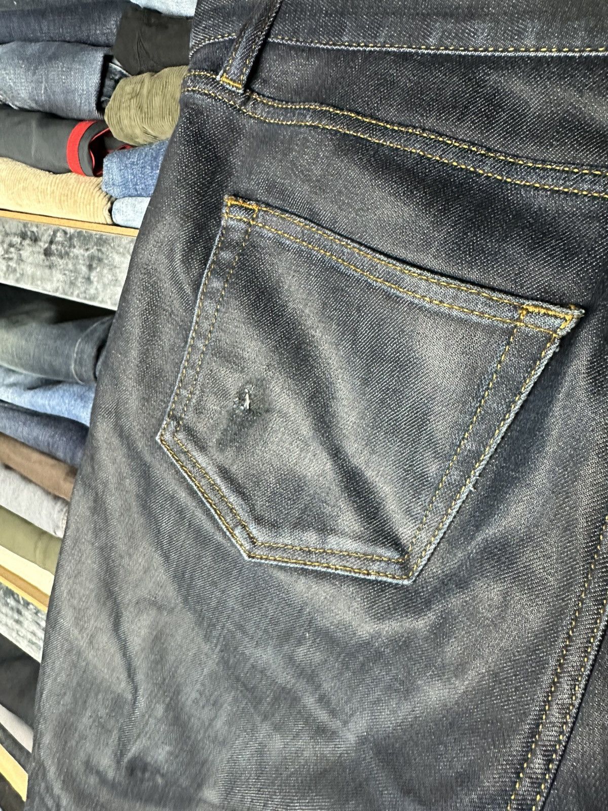 Sandro Sandro Paris Skinny Jeans Men's Size 31 Raw Indigo Denim Size US 31 - 9 Thumbnail