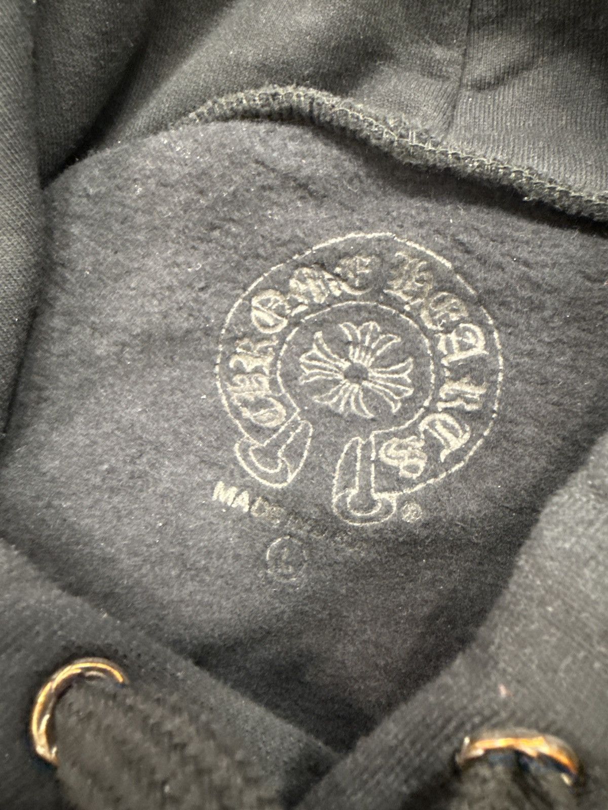 Chrome Hearts Chrome Hearts Vertical Logo Hoodie Black Olive Size US L / EU 52-54 / 3 - 2 Thumbnail
