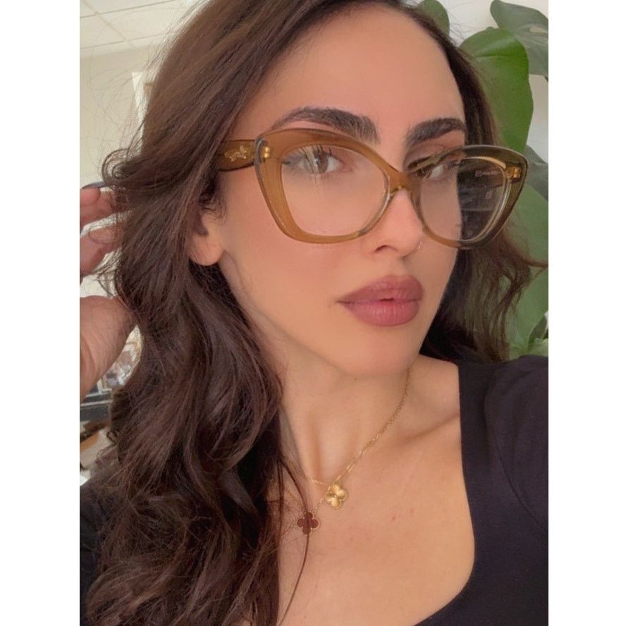 Loewe NEW Loewe LW50067I Cat Eye Green Eyeglasses Frames Size ONE SIZE - 1 Thumbnail