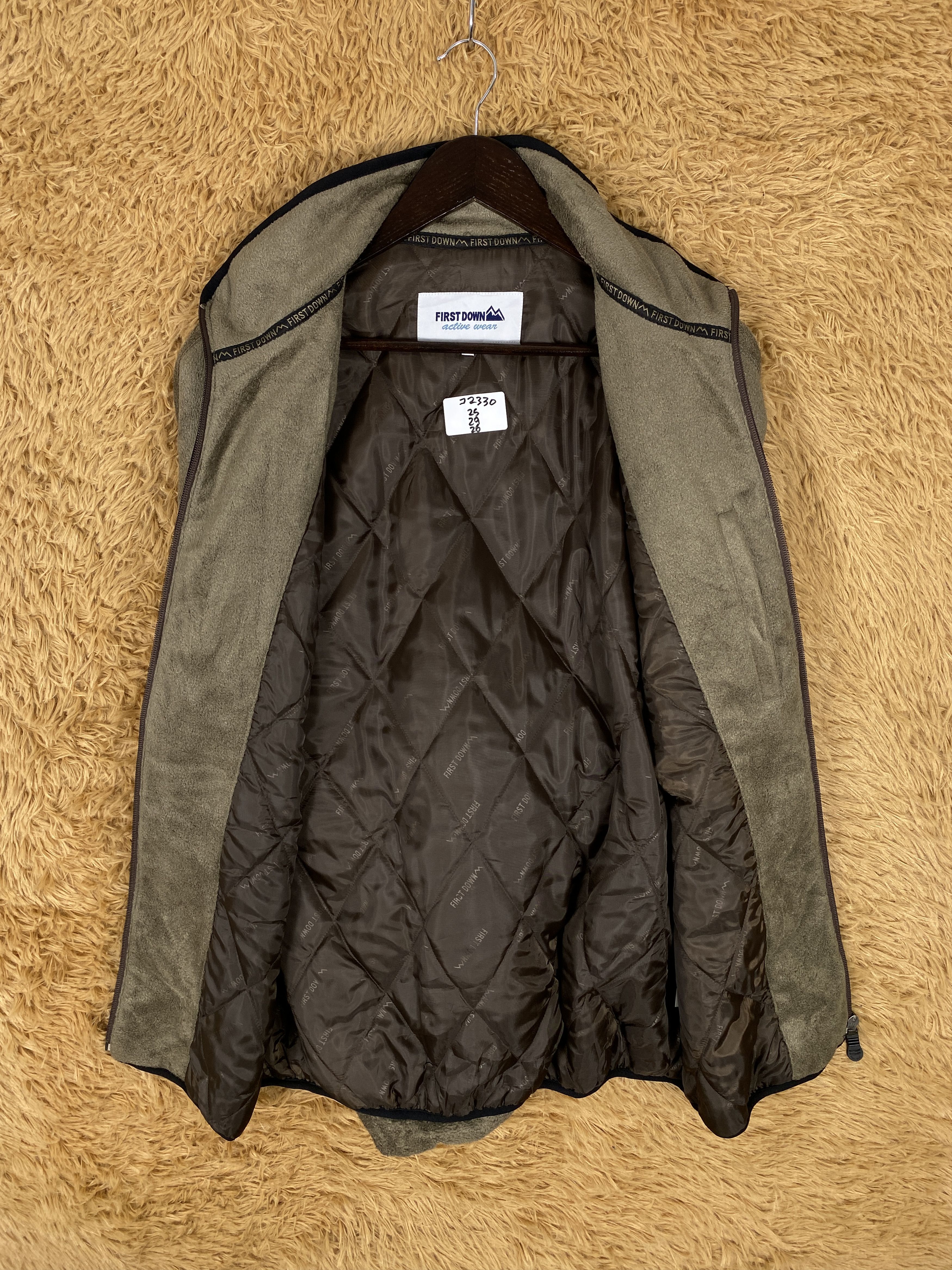 Japanese Brand Vintage First Down Fleece Jacket J2330 Size US M / EU 48-50 / 2 - 7 Thumbnail