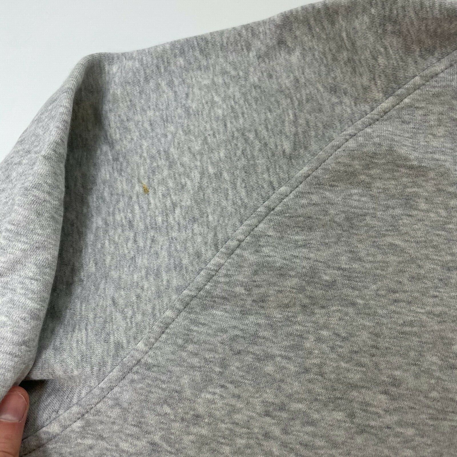 Nike Vintage Nike Hoodie Mens Large Light Gray Black Swoosh Size US L / EU 52-54 / 3 - 6 Thumbnail