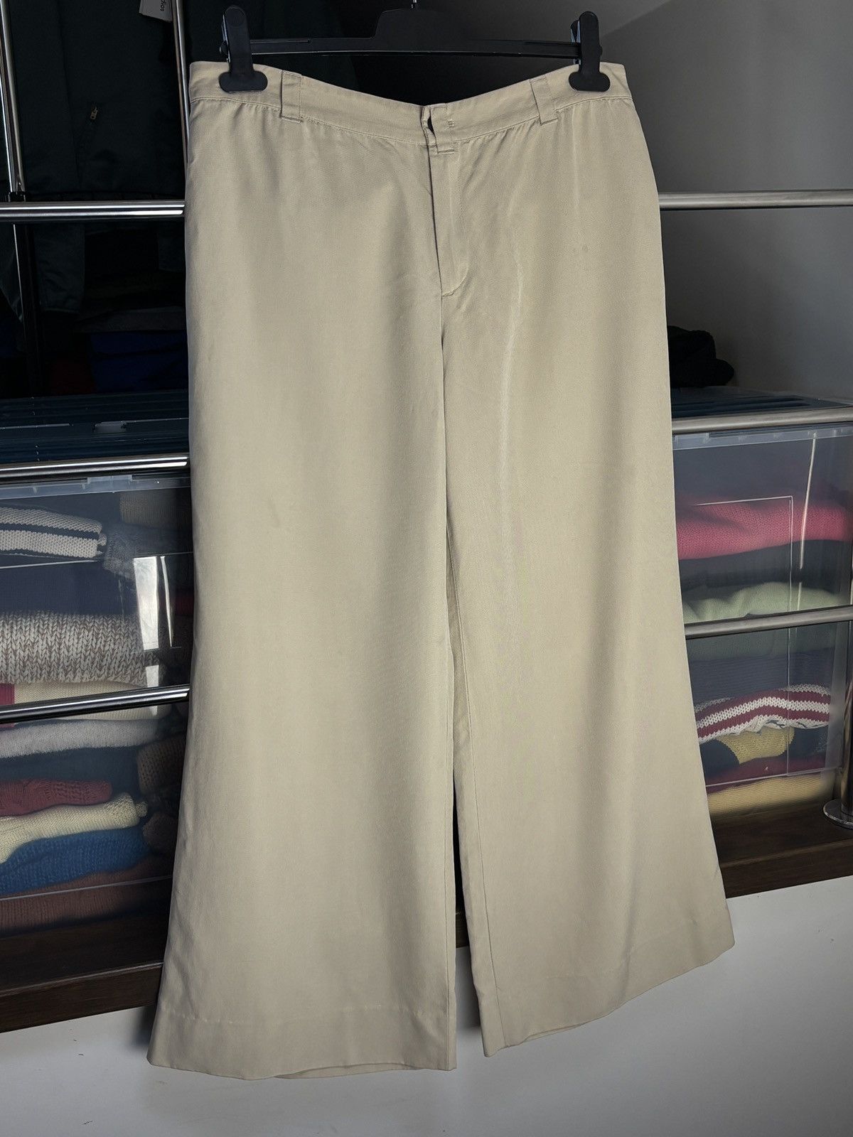 Jean Paul Gaultier Jean Paul Gaultier Femme Archival Silk Wide Vintage Pants Size 34" / US 12 / IT 48 - 2 Thumbnail
