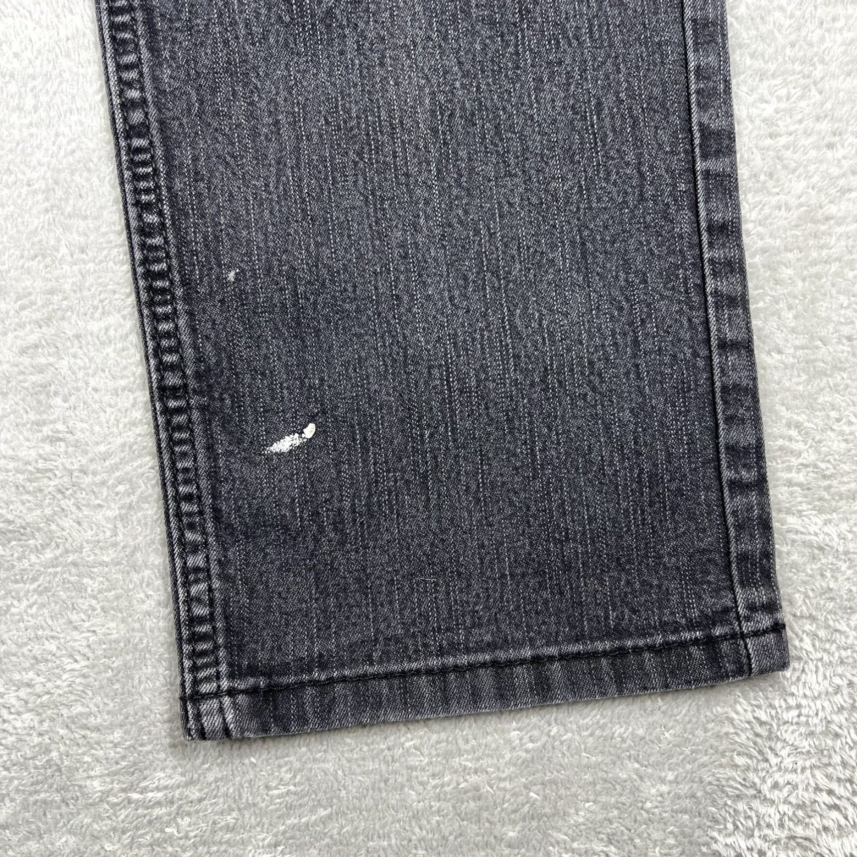 Levi's Levi's Signature Skinny Jeans Men's W34 L32 Zipper Fly Black 34x30 5-Pocket Logo Paint Stain Size US 34 / EU 50 - 4 Thumbnail