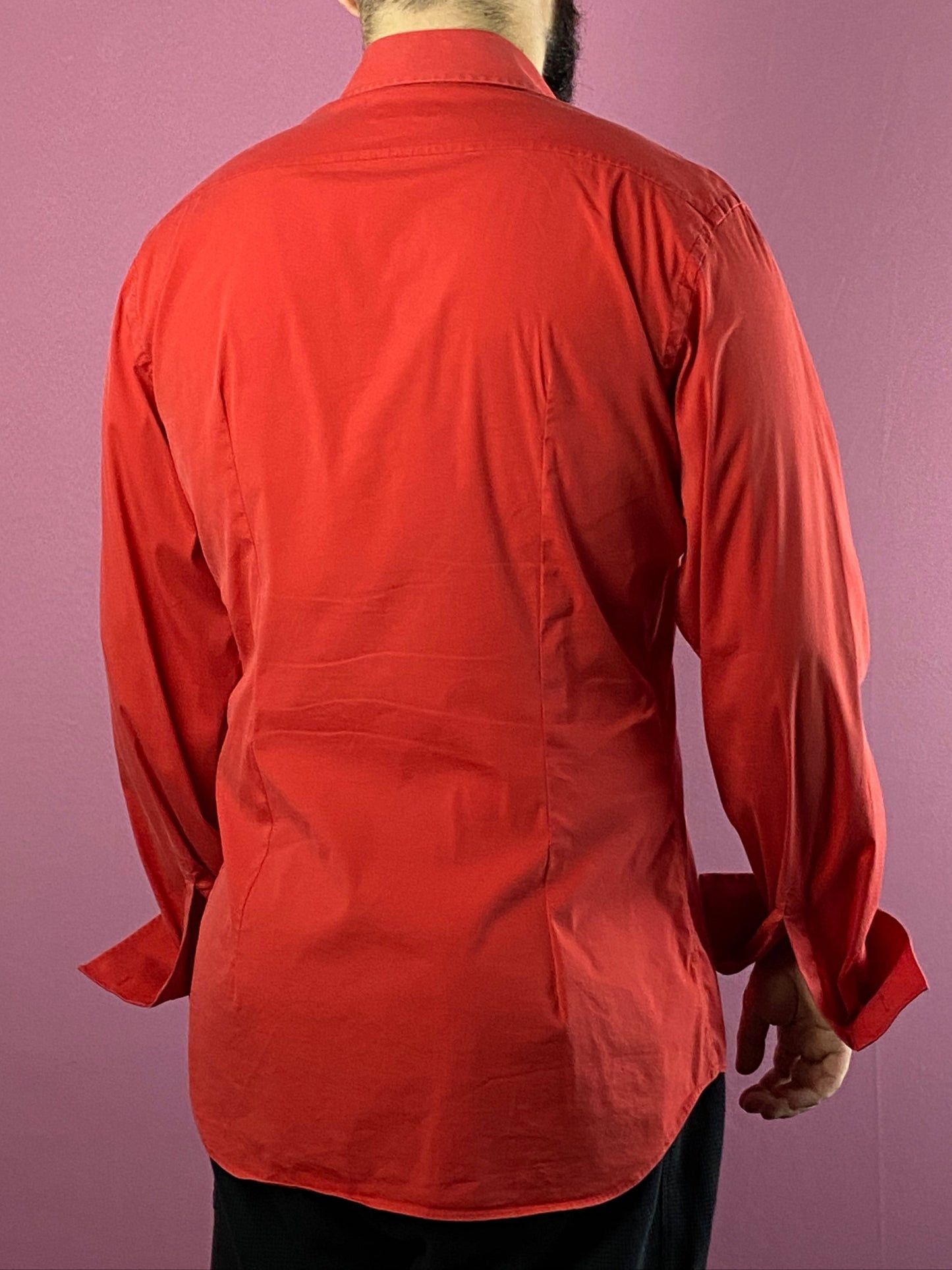 Prada × Vintage Prada Vintage Men's French Cuff Dress Shirt - L Size US L / EU 52-54 / 3 - 4 Thumbnail