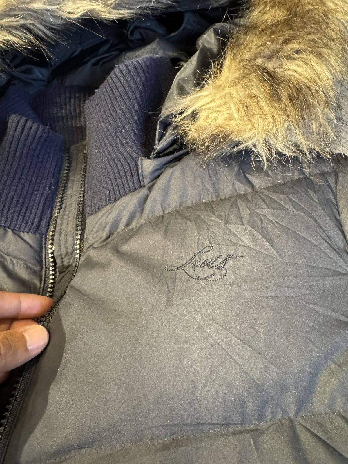 Japanese Brand FUR JACKET LIKE IFSIXWASNINE STYLE BY LEVIS Size US M / EU 48-50 / 2 - 5 Thumbnail